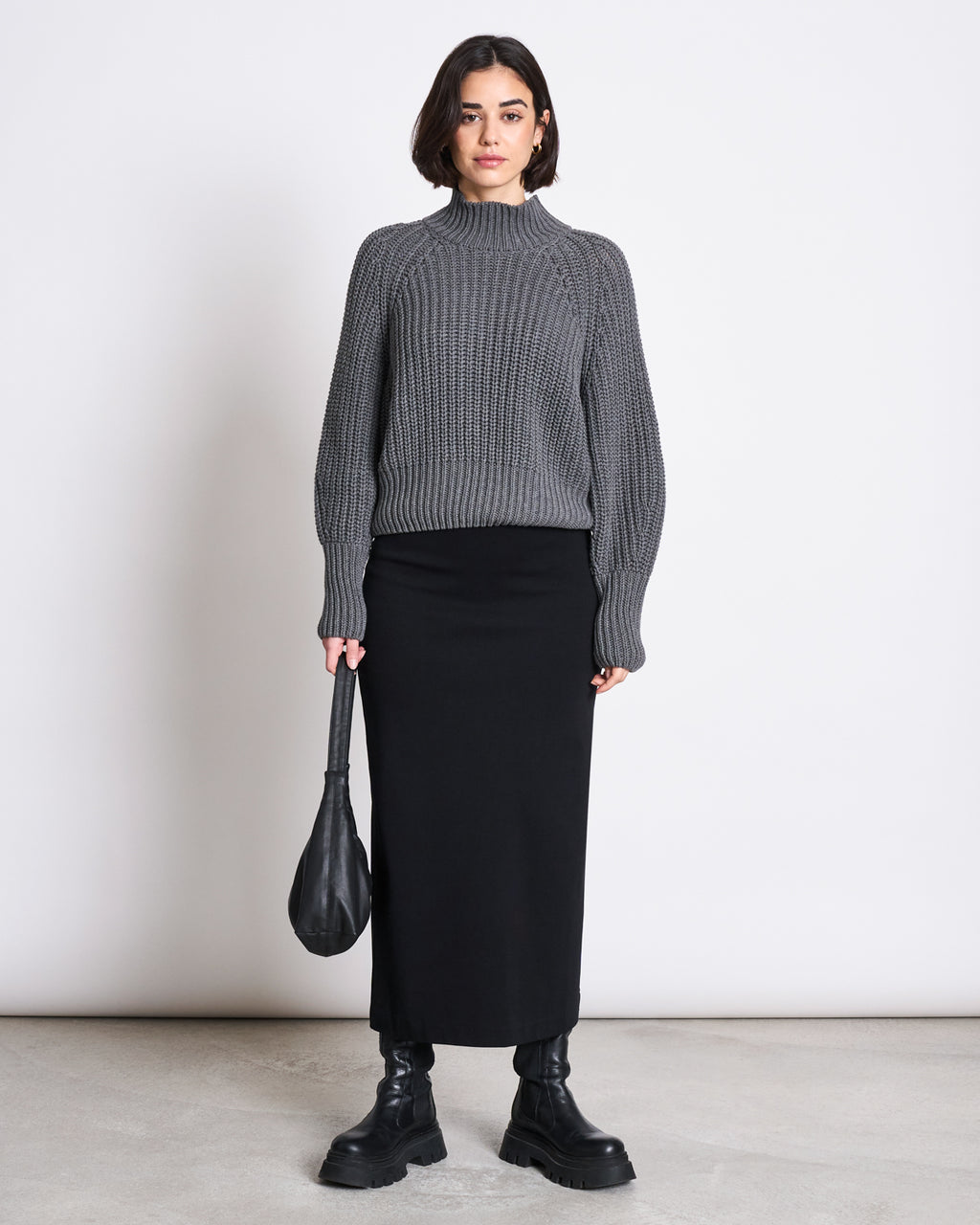 MAXI SKIRT BURNITA BLACK GOTS jan-n-june 6