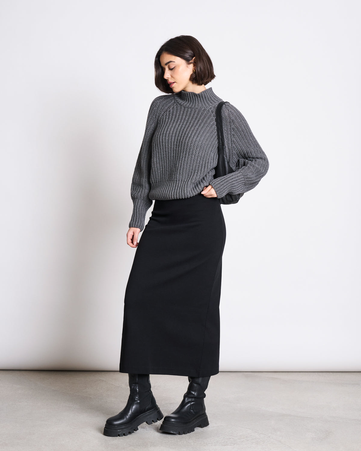 MAXI SKIRT BURNITA BLACK GOTS jan-n-june 7