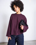 BOXY LONGSLEEVE ANKIRA CHERRY LACQUER Longsleeve jan-n-june 1