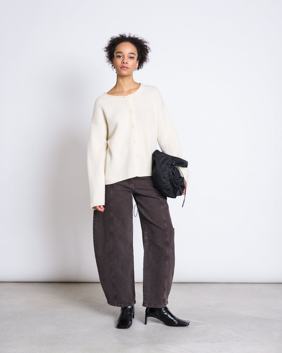 BARREL LEG DENIM JEANS FAYA MUD GOTS Pants jan-n-june 6