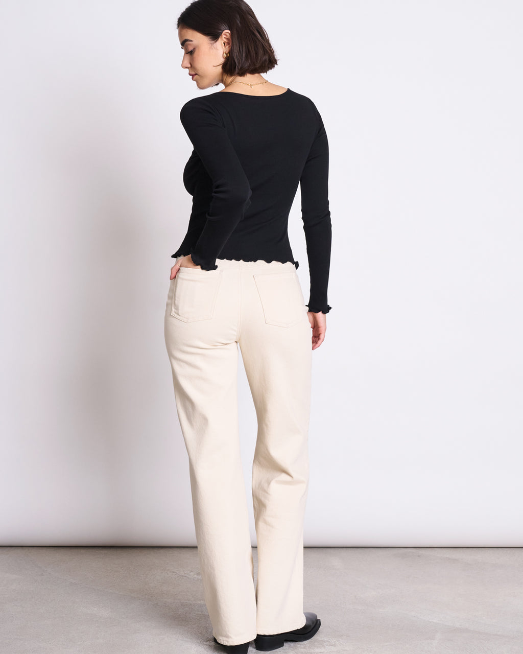 MINIRIB LONGSLEEVE AVERSA BLACK GOTS Longsleeve jan-n-june 6