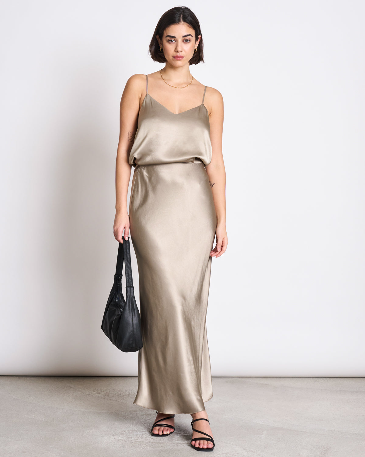 SLIP TOP MAUD SILVER GREY tops jan-n-june 12