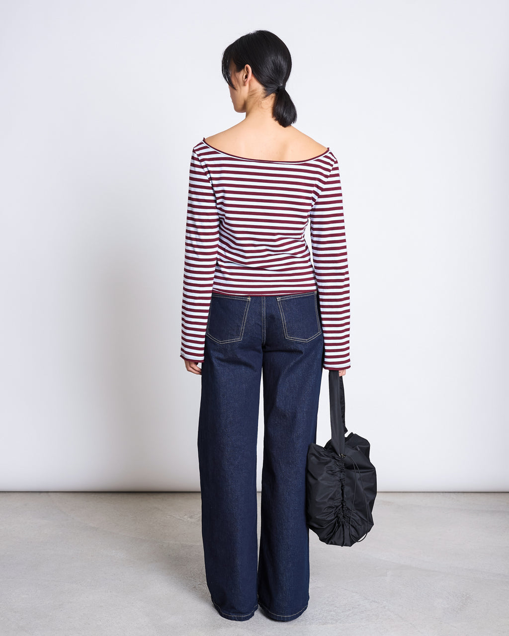 OFFSHOULDER LONGSLEEVE ARBA RED BLUE STRIPED Longsleeve jan-n-june 4