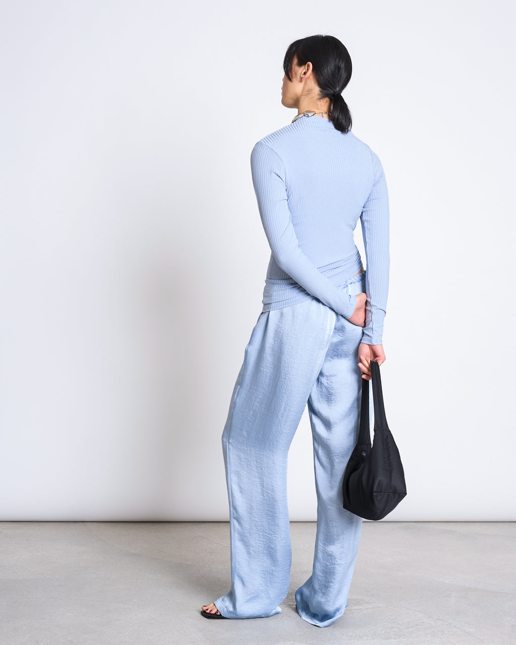 ASYMMETRICAL LONGSLEEVE TOVE MID BLUE Longsleeve jan-n-june 4