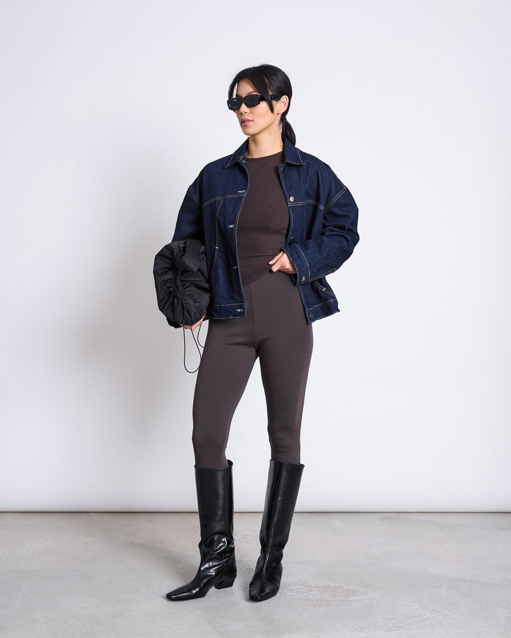 TENCEL™ LYOCELL RIB T-SHIRT APIS MUD T-shirt jan-n-june 4