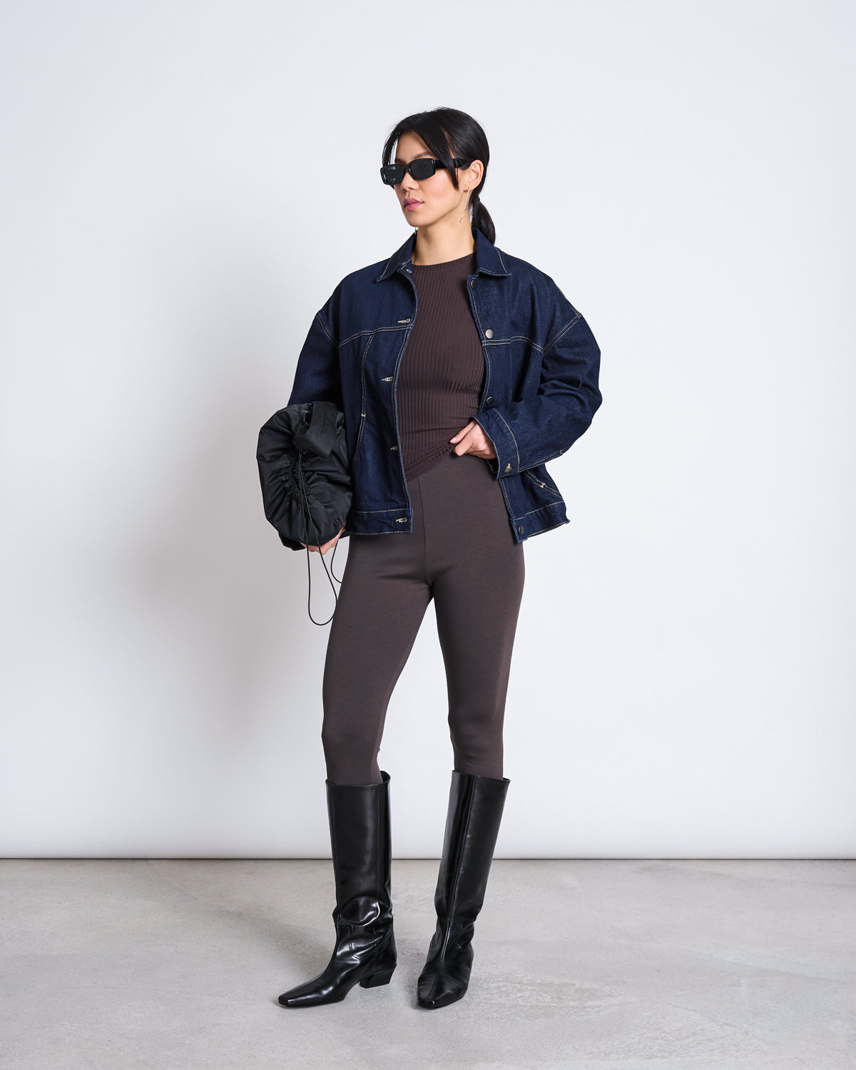 TENCEL™ LYOCELL RIB T-SHIRT APIS MUD T-shirt jan-n-june 4
