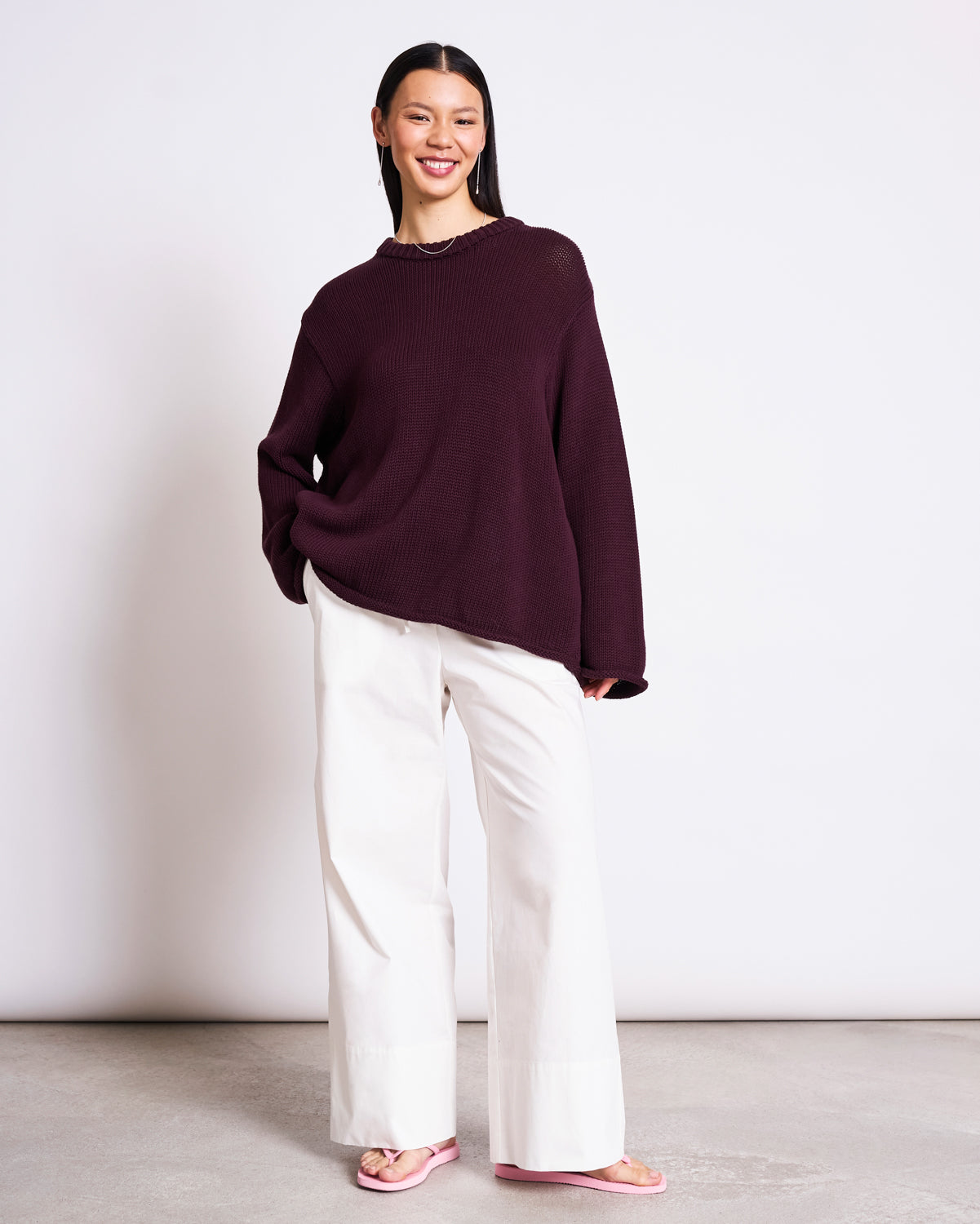 JUMPER SONA CHERRY LACQUER GOTS Jumper jan-n-june 2