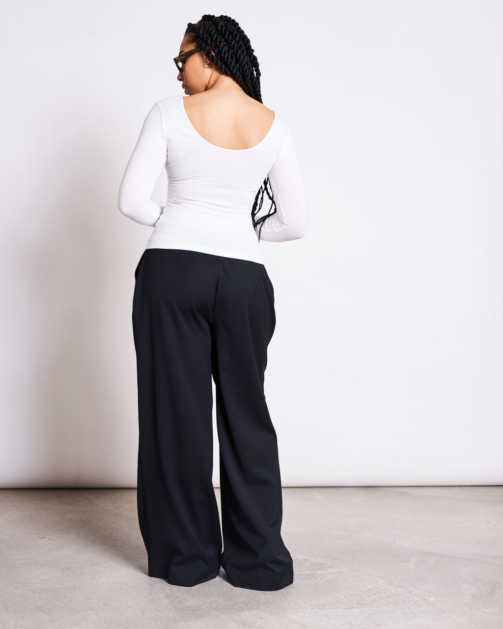 BALLERINA LONGSLEEVE LEON WHITE GOTS Longsleeve jan-n-june 2