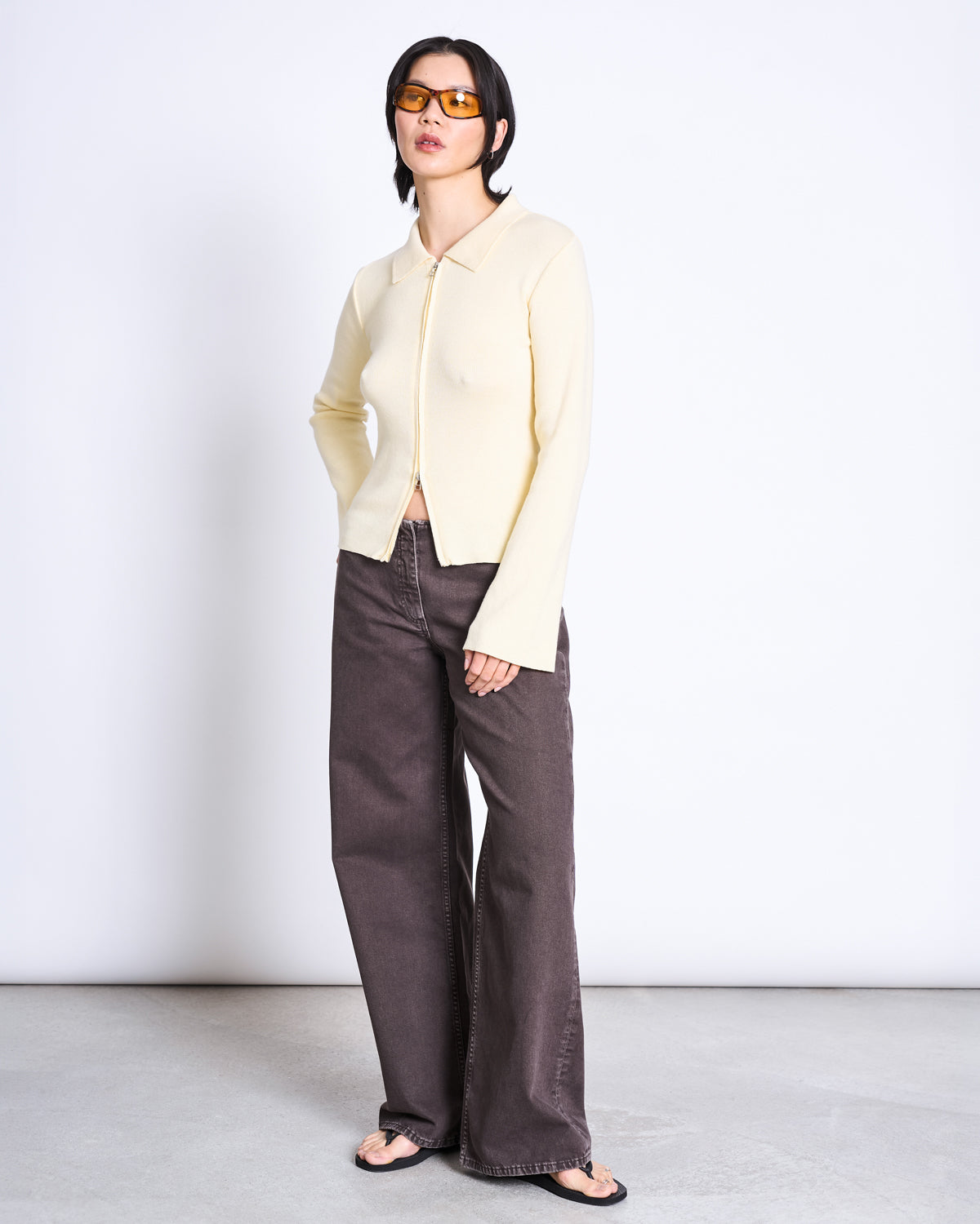 ZIP CARDIGAN TYRIE BUTTERMILK GOTS cardigan jan-n-june 2
