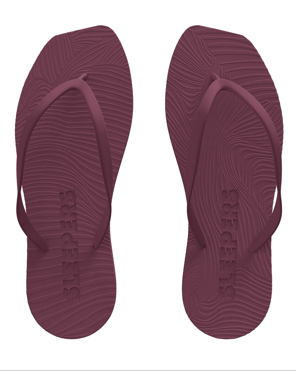 SLEEPERS TAPERED FLIP FLOPS BURGUNDY Flip Flops jan-n-june 2