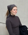PRINTED COTTON SCARF VAD MUD STRIPED Accessories jan-n-june 1